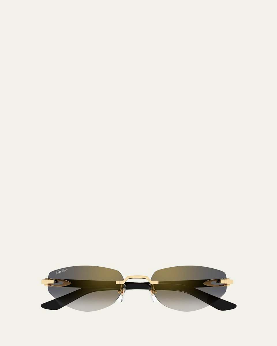 C Decor Cat-Eye Metal Sunglasses